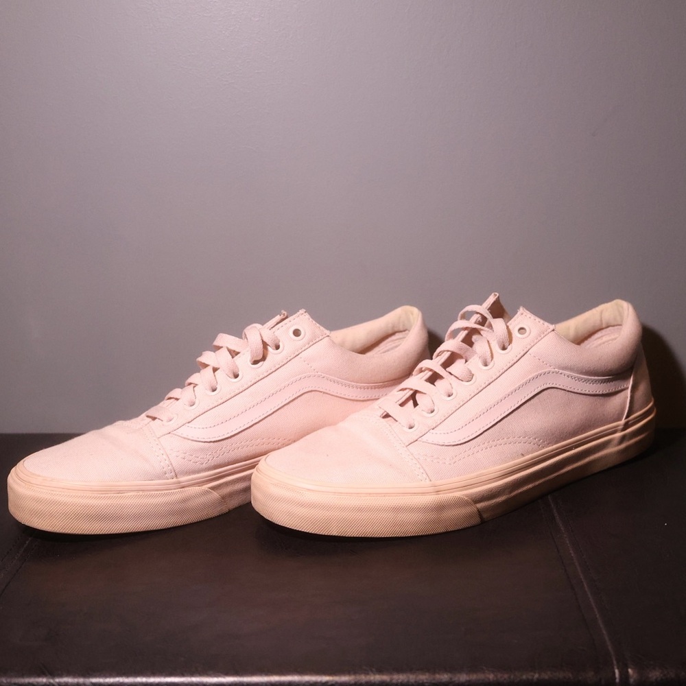 Vans Pastel Pink Monochrome Old Skool Shoes